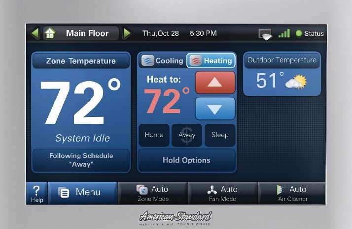 American Standard Platinum Zoning Comfort Control System