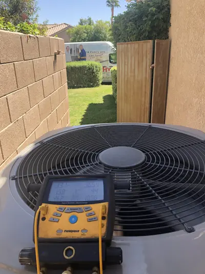 AC maintenance digital gauges