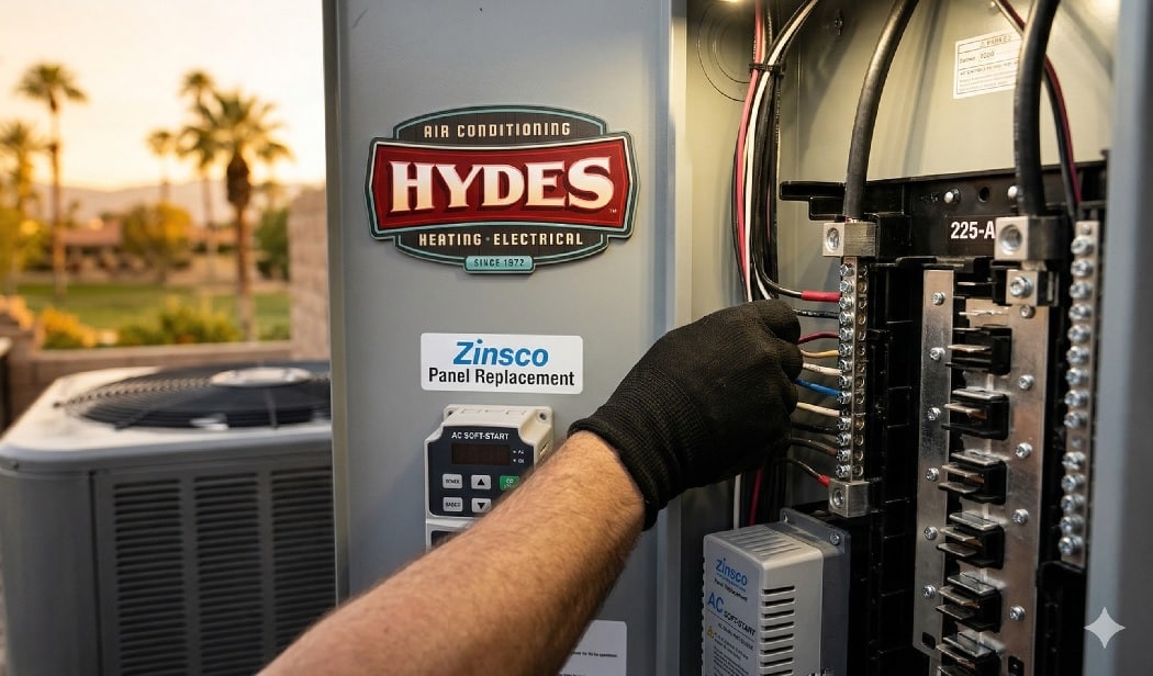 Hydes Electrican Replacing Electical Panel Palm Desert Electical Issues
