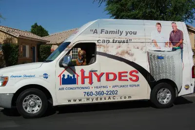Hydes Carly dog in truck